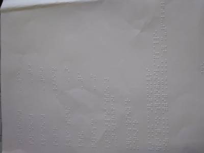 graphic பிரெயில் பூத் ஸ்லிப்