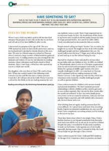பார்வையற்றவர்களுக்கு வாசித்துக் காட்டும் திரு. ராமகிருஷ்ணன் அவர்கள்